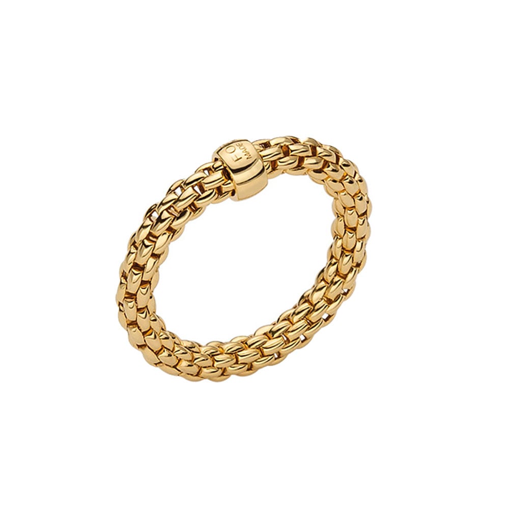 ANELLO ESSENTIAL IN ORO GIALLO