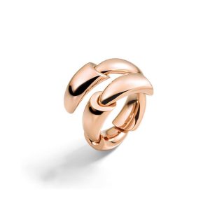 VHERNIER ANELLO ORO ROSA CALLA Media