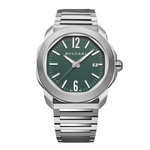 Orologio Octo Roma quadrante verde con finiture Clous de Paris