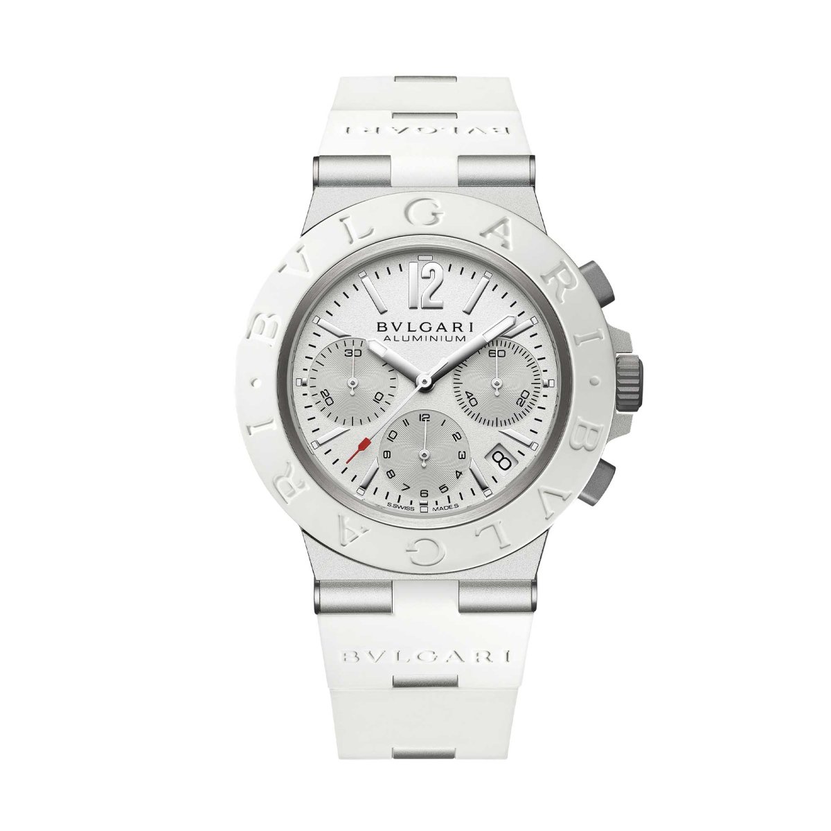 Bvlgari Aluminium Orologio Special Edition quadrante verniciato bianco