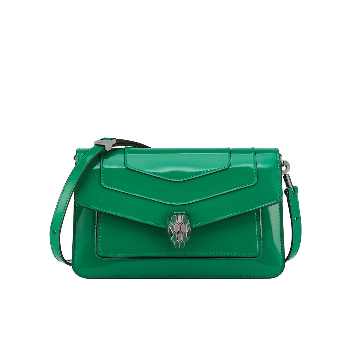 Serpenti Forever East-west Borsa A Spalla Verde Smeraldo