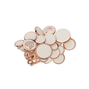 Anello CHANTECLER Paillettes oro rosa diamanti