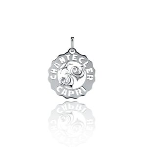 Chantecler Ciondolo Logo in argento sole e galli