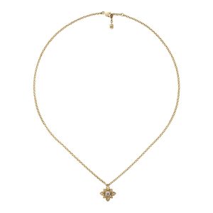 COLLANA A CATENA CON PENDENTE GUCCI FLORA 18 CARATI