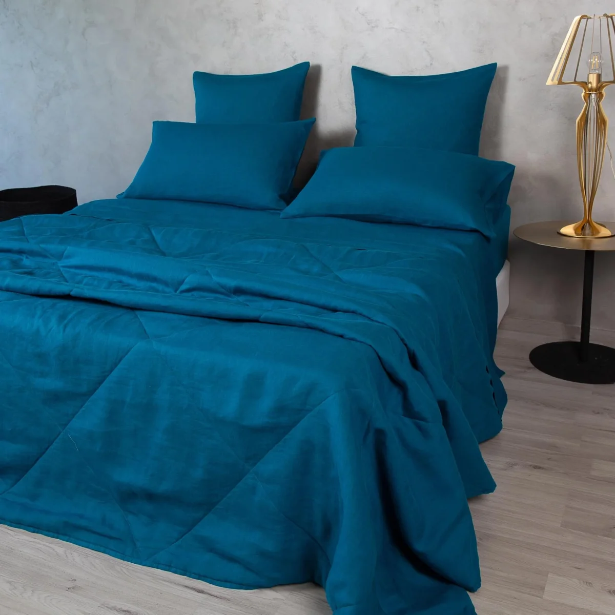 Trapuntino Lino Premium in lino stone washed