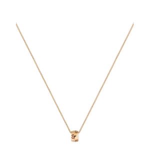COLLANA GG ICON IN ORO ROSA 18 CARATI