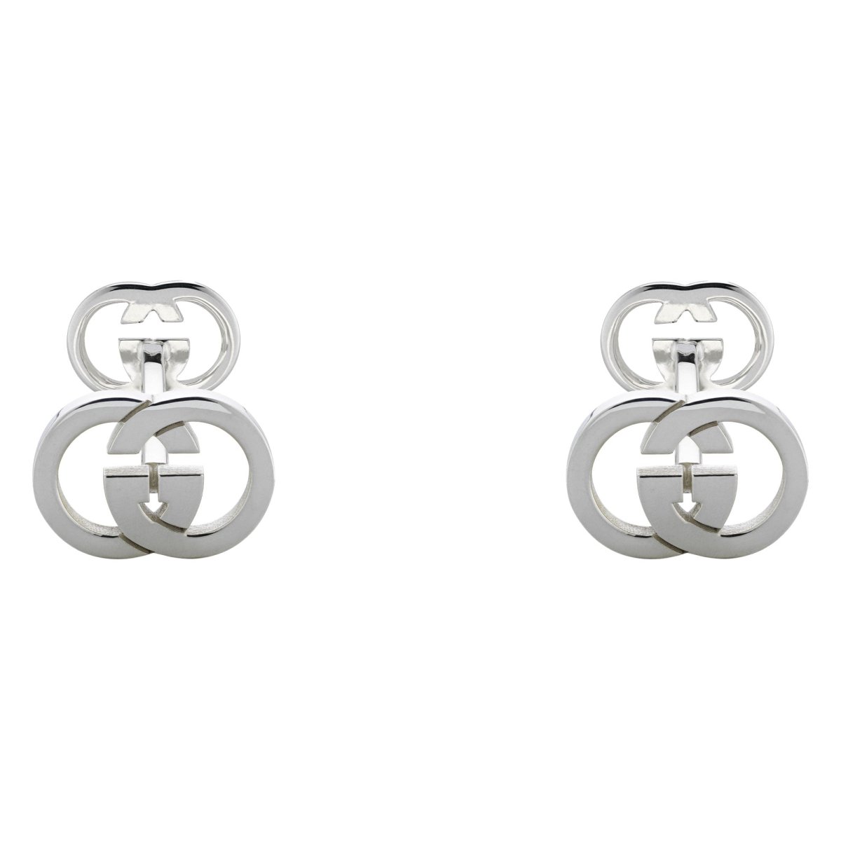 GEMELLI GUCCI INTERLOCKING Incrocio GG cut out