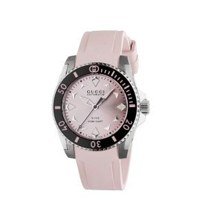 OROLOGIO GUCCI DIVE QUADRANTE ROSA 36 MM