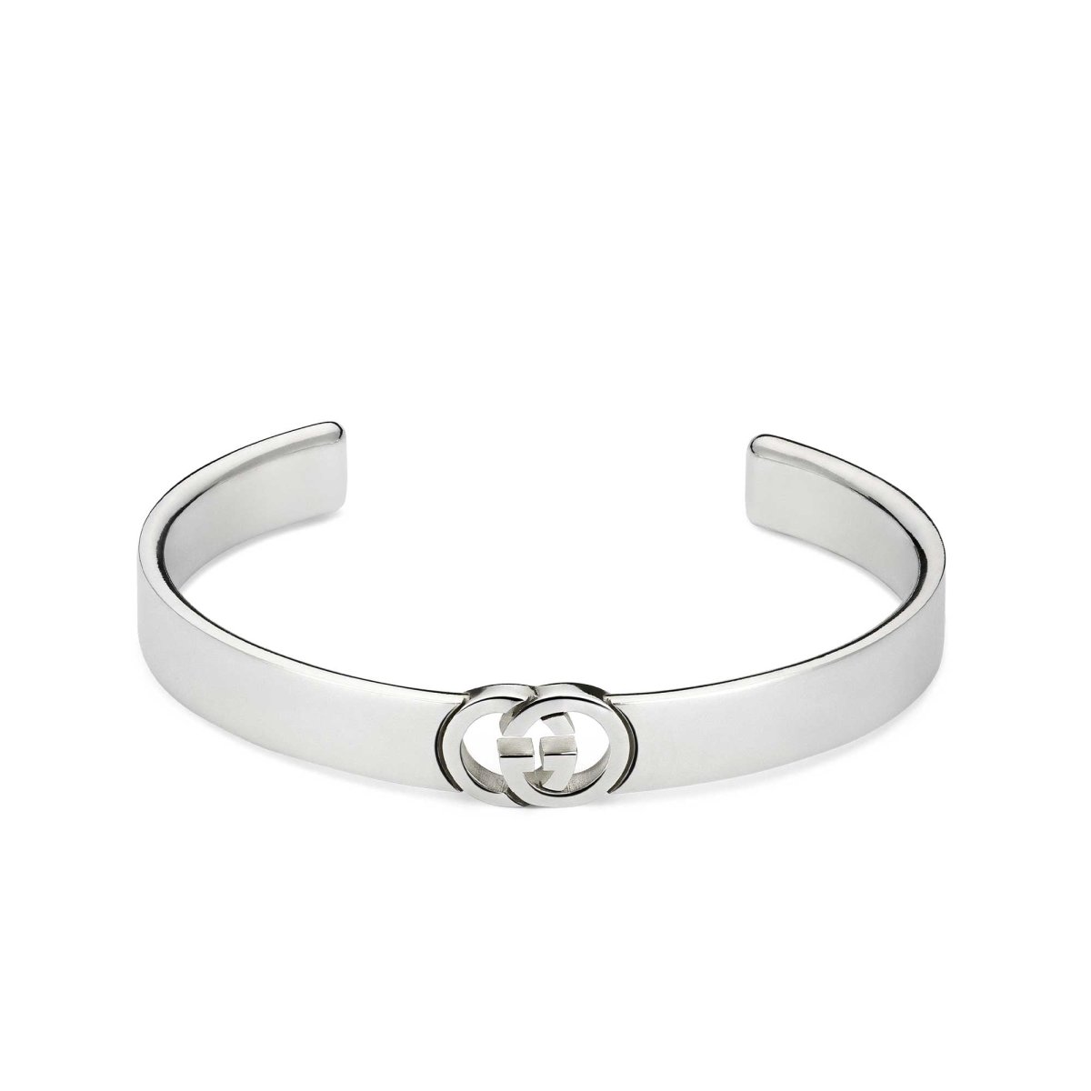Bracciale rigido Gucci Interlocking Argento