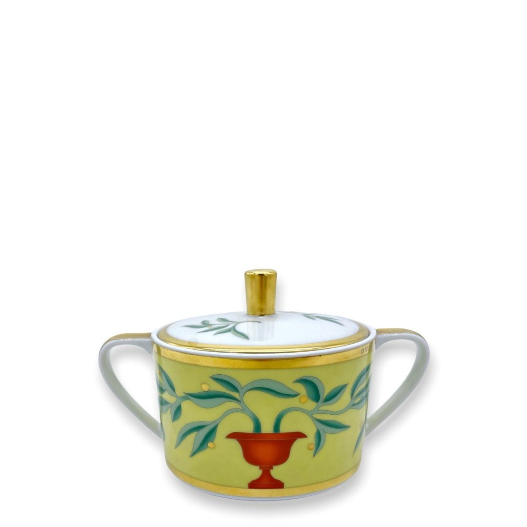 Zuccheriera in porcellana BVLGARI – Rosenthal collezione “Itaca”