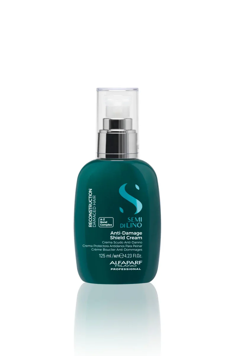 Alfaparf semi di lino anti damage shield cream – crema ristrutturante per capelli danneggiati da medi a spessi