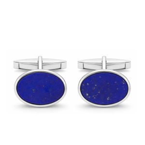 Gemelli Ovali Argento e Lapis
