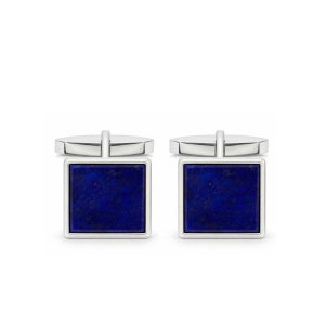 GEMELLI QUADRATI ARGENTO E LAPIS