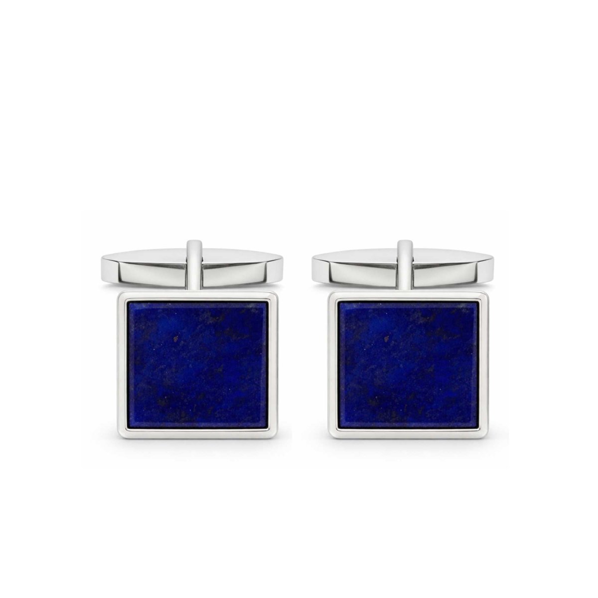 GEMELLI QUADRATI ARGENTO E LAPIS