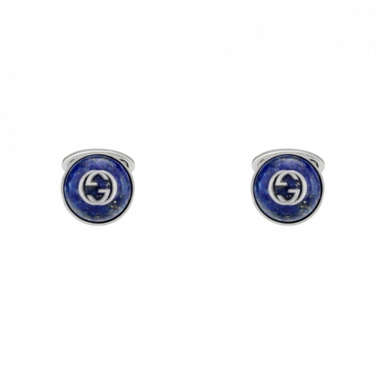Gemelli polso argento GUCCI GG e Lapislazzuli
