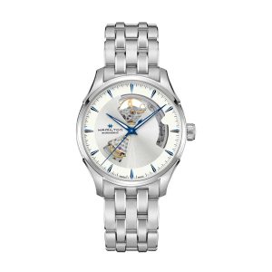 JAZZMASTER OPEN HEART AUTO 40 MM QUADRANTE ARGENTO