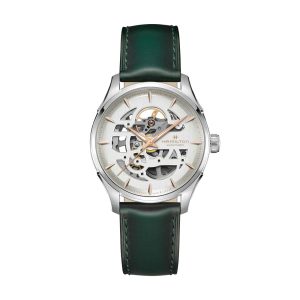 JAZZMASTER SKELETON AUTO QUADRANTE BIANCO