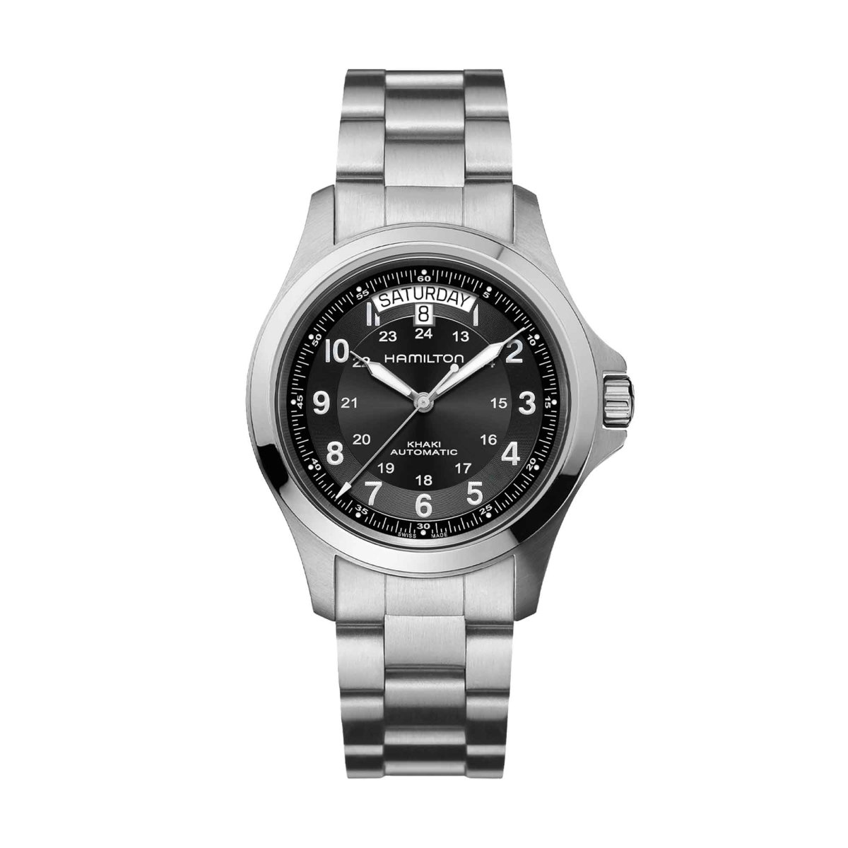 KHAKI FIELD KING AUTO QUADRANTE NERO 40 MM