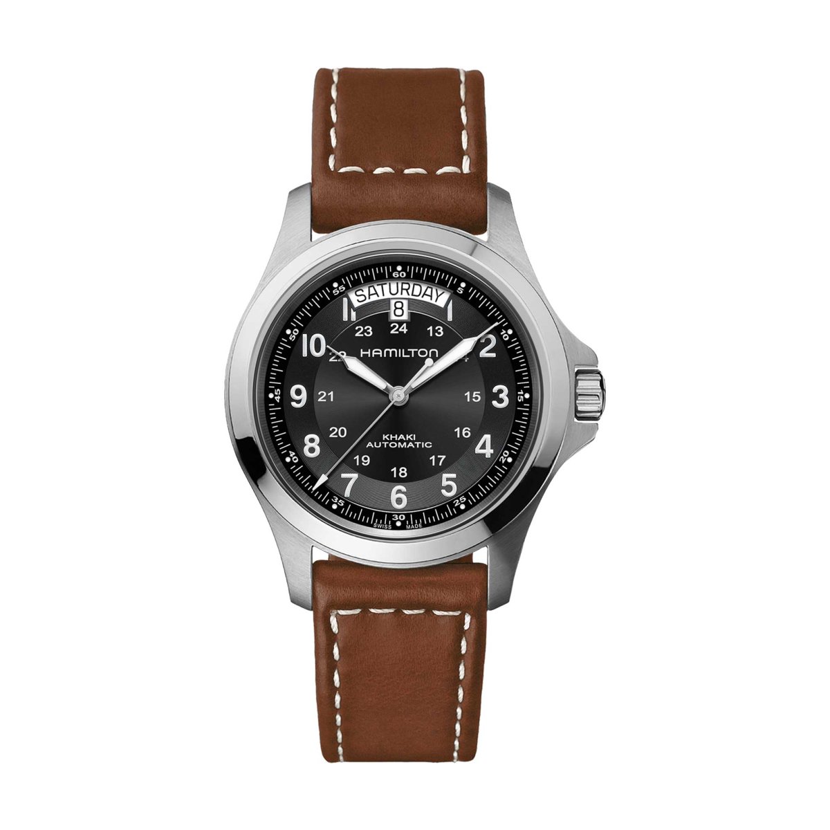 KHAKI FIELD KING AUTO QUADRANTE NERO 40 MM