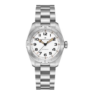 KHAKI FIELD EXPEDITION AUTO QUADRANTE BIANCO CON FINITURA SABBIATA 37 MM