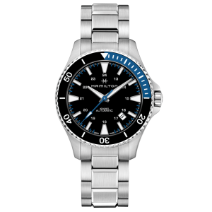 HAMILTON NAVY SCUBA NERO ACCIAIO
