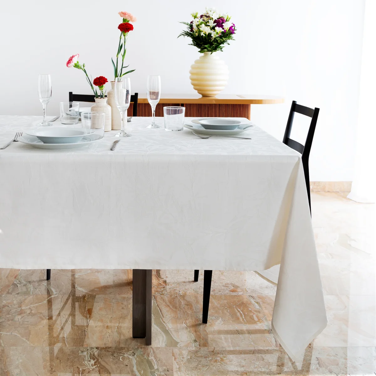 Tovaglia Essentials in cotone jacquard