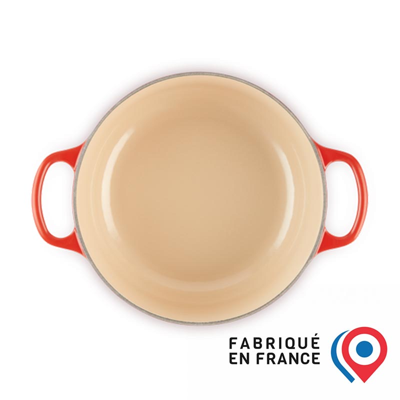 LE CREUSET Cocotte Evolution in Ghisa 20 cm Arancio - immagine 3