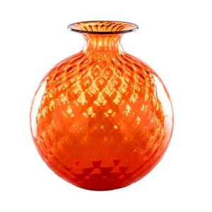 VASO  MONOFIORI BALLOTON arancio h.24.5