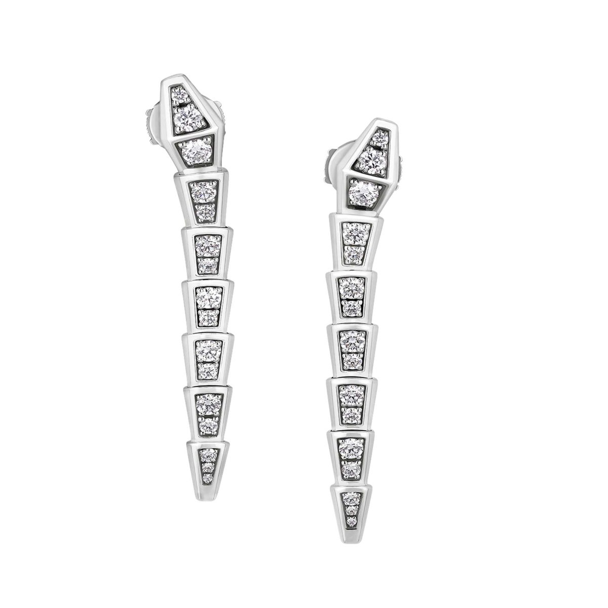 Serpenti Viper Orecchini Oro Bianco