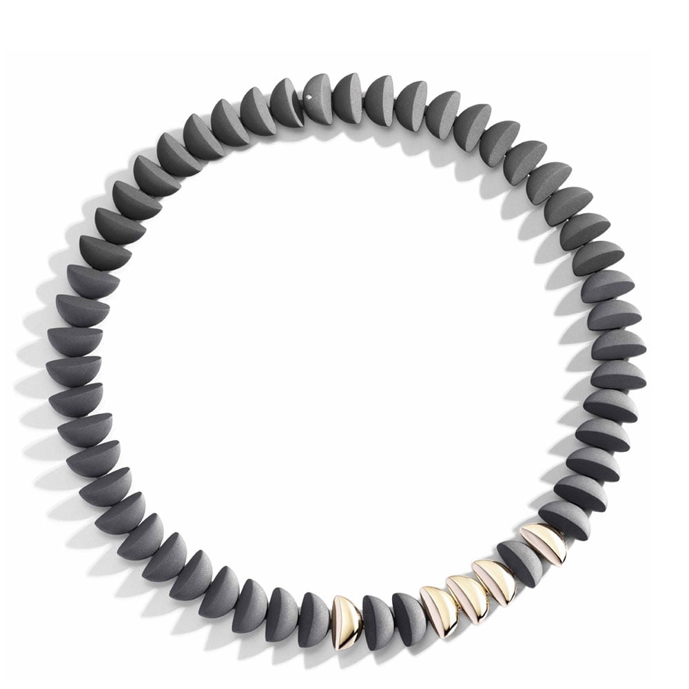 COLLANA ECLISSE ENDLESS TITANIO E ORO ROSA