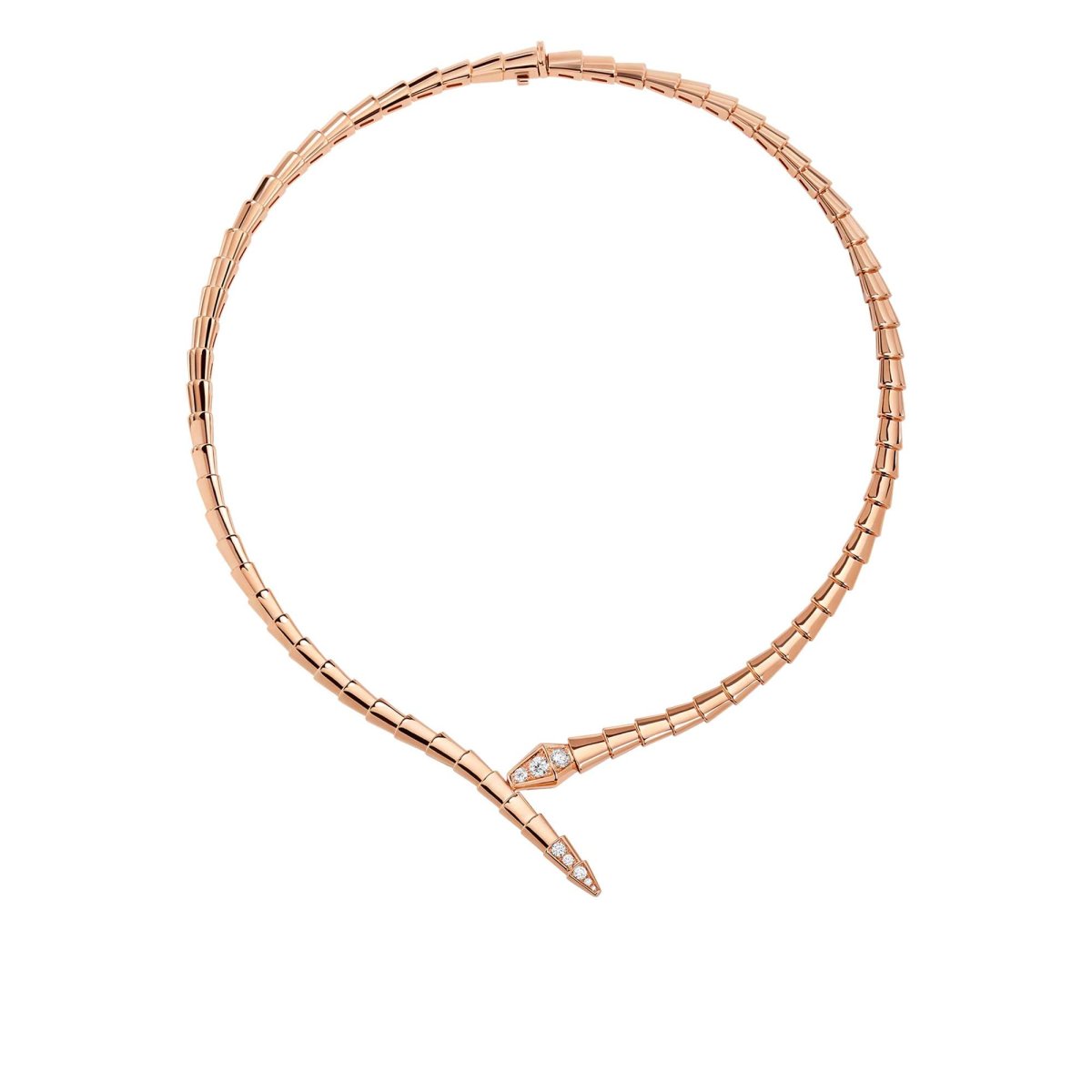 Collana Bvlgari Serpenti Viper Oro Rosa e Brillanti