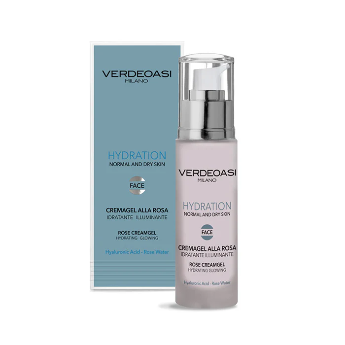 Verdeoasi hydration cremagel alla rosa
