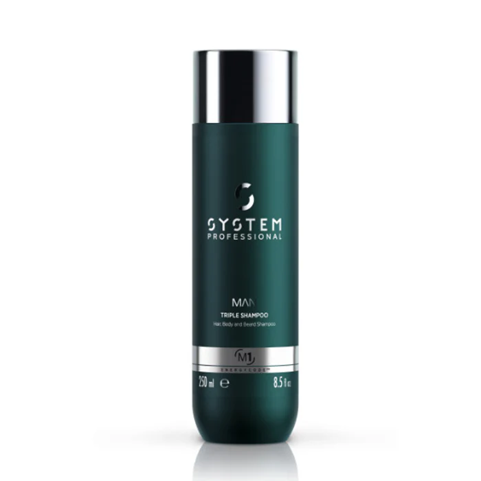 Wella system professional man triple shampoo