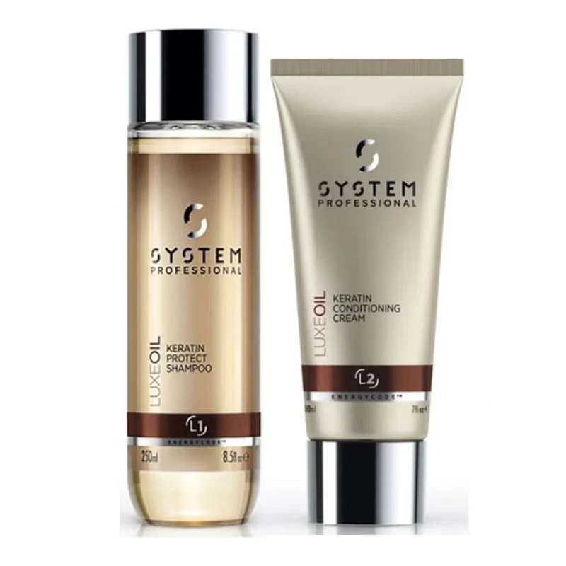 Wella system professional luxe oil kit – shampoo luxe oil 250 ml – conditioner luxe oil 200 ml