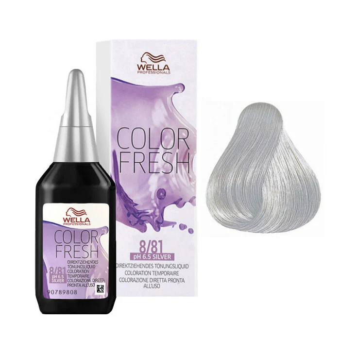Wella color fresh 8/81 – biondo chiaro perla cenere 75 ml / 2.55 fl.oz