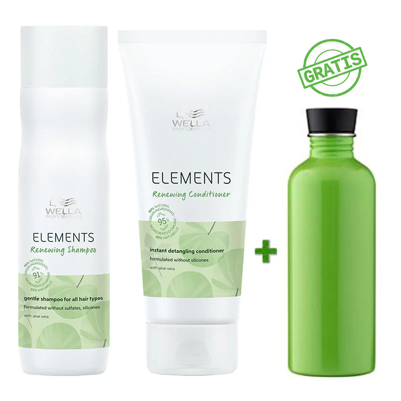 Wella professional elements renewing kit –  shampoo 250 ml e conditioner 200 ml
