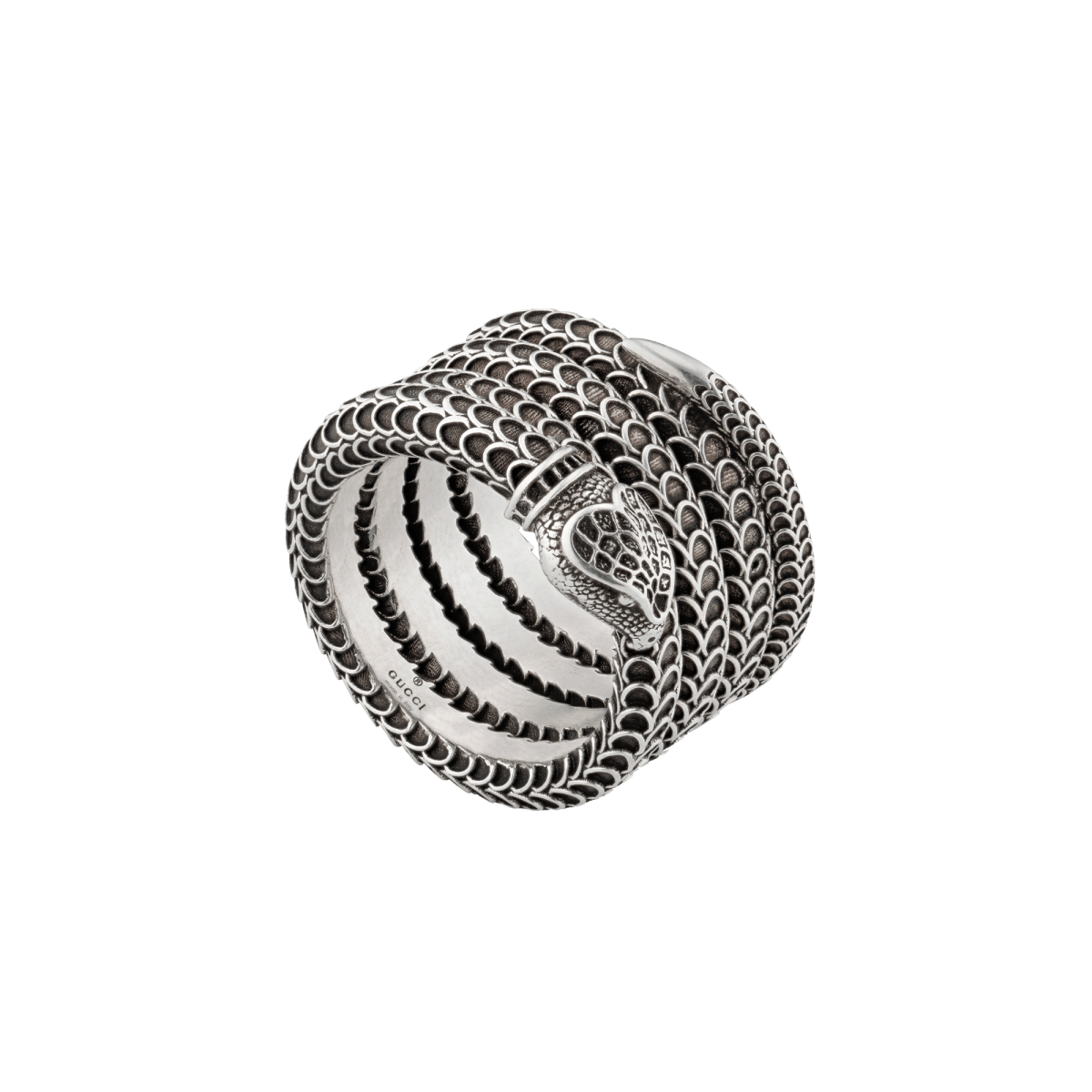 Anello a serpente Gucci Garden in argento