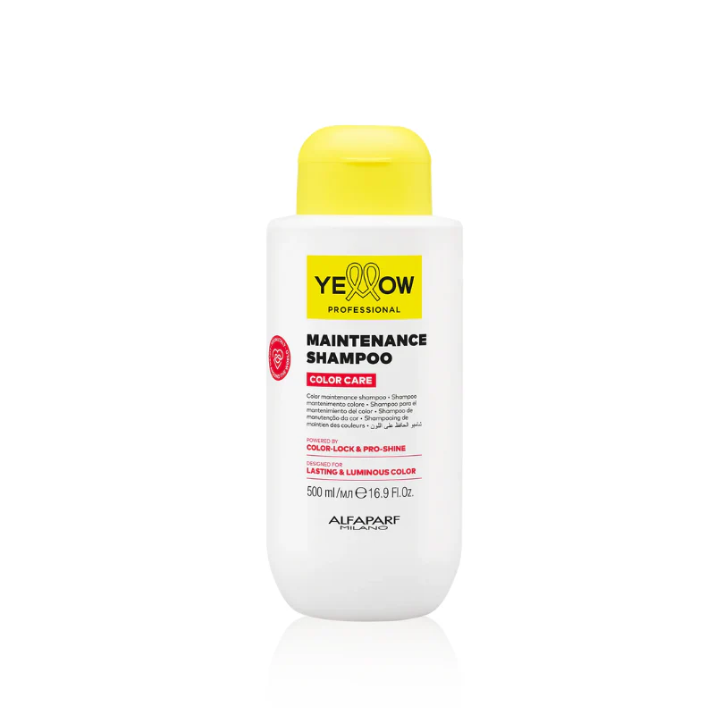 Yellow color care maintenance shampoo