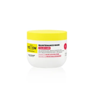 Yellow color care maintenance mask