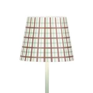 Zafferano – Poldina cover in metallo Righe marroni verdi