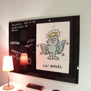 Lavagna vetro / pannello magnetico 120×90