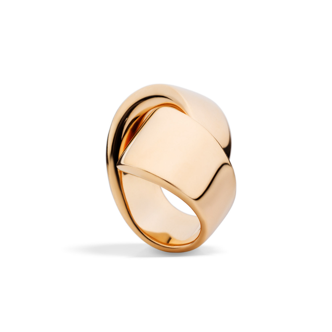 VHERNIER ANELLO ORO ROSA ABBRACCIO GRANDE